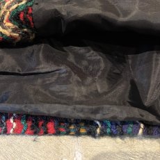 画像8: ALL OVER KNITTING PATTERN TAILORED JACKET / Mens M / MADE IN USA (8)