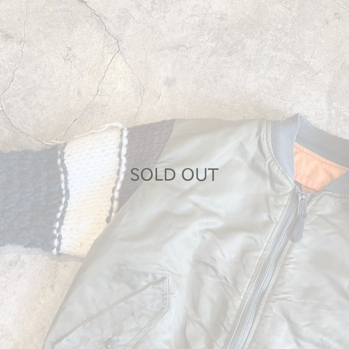 画像9: 【Wiz&Witch】"UNITED" KNITING SLEEVE ALPHA MA-1 (9)