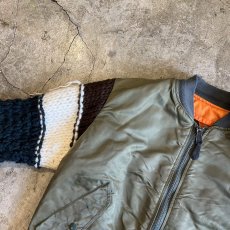 画像9: 【Wiz&Witch】"UNITED" KNITING SLEEVE ALPHA MA-1 (9)