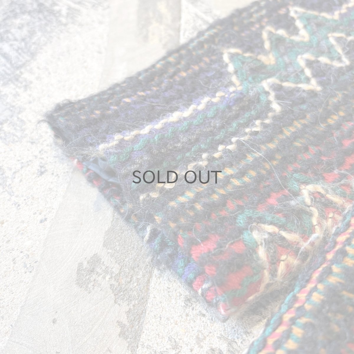 画像7: ALL OVER KNITTING PATTERN TAILORED JACKET / Mens M / MADE IN USA (7)