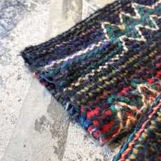 画像7: ALL OVER KNITTING PATTERN TAILORED JACKET / Mens M / MADE IN USA (7)