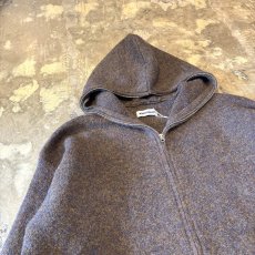 画像3: 【WONDERGROUND】DOUBLE ZIP UP KNIT HOODIE JACKET / BROWN / OS (3)