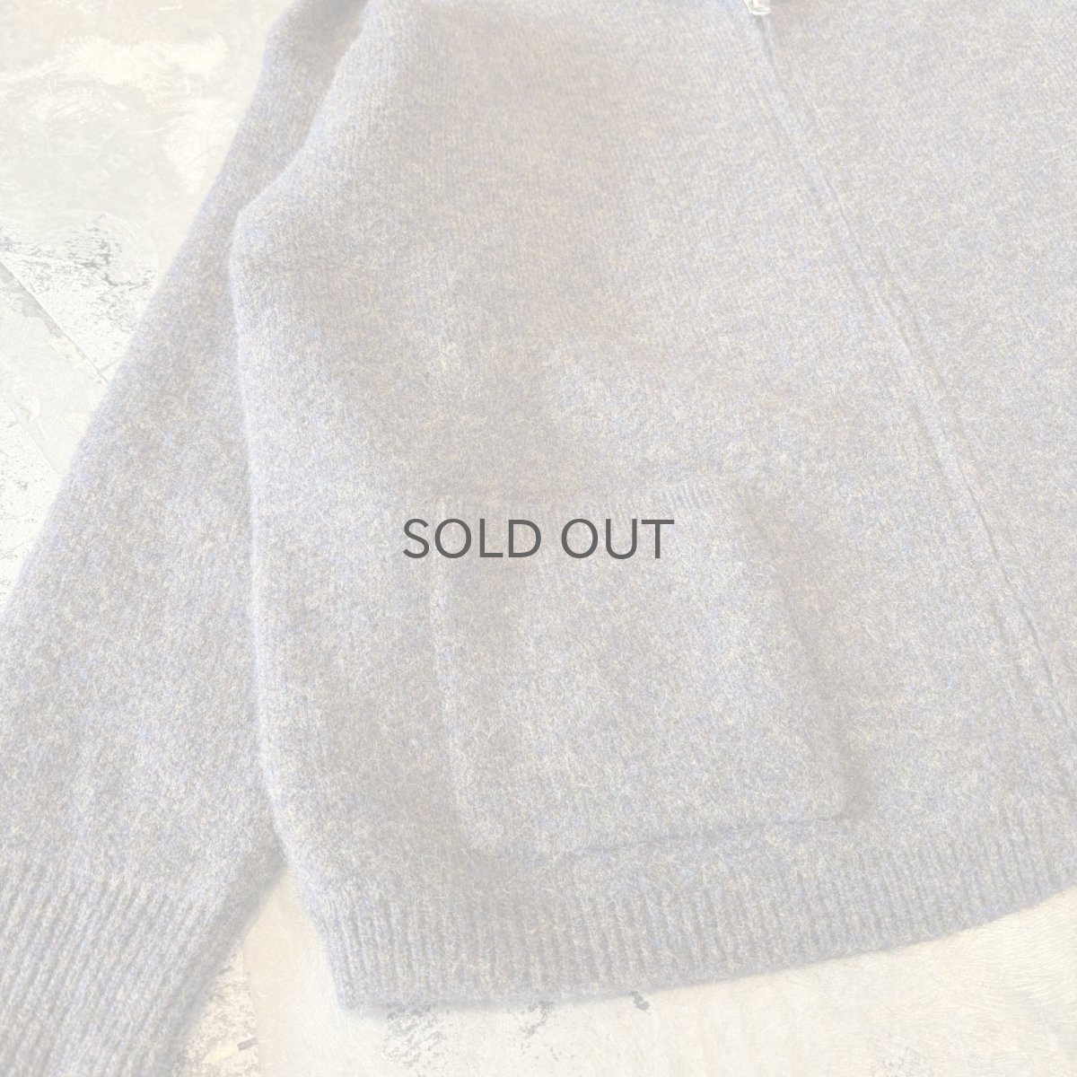 画像5: 【WONDERGROUND】DOUBLE ZIP UP KNIT HOODIE JACKET / BROWN / OS (5)