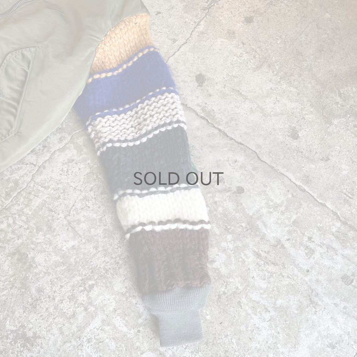 画像7: 【Wiz&Witch】"UNITED" KNITING SLEEVE ALPHA MA-1 (7)