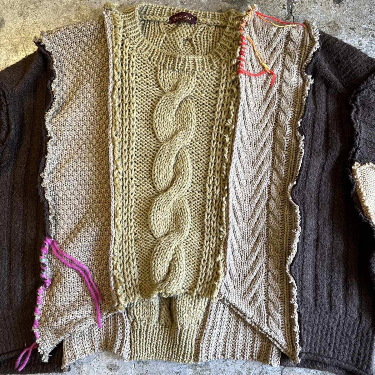 画像7: 【Wiz&Witch】"UNITED" DECORATIVE KNIT / OS (7)