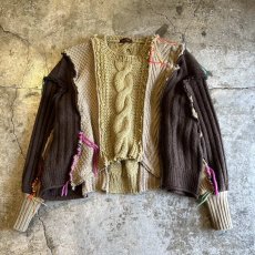 画像1: 【Wiz&Witch】"UNITED" DECORATIVE KNIT / OS (1)