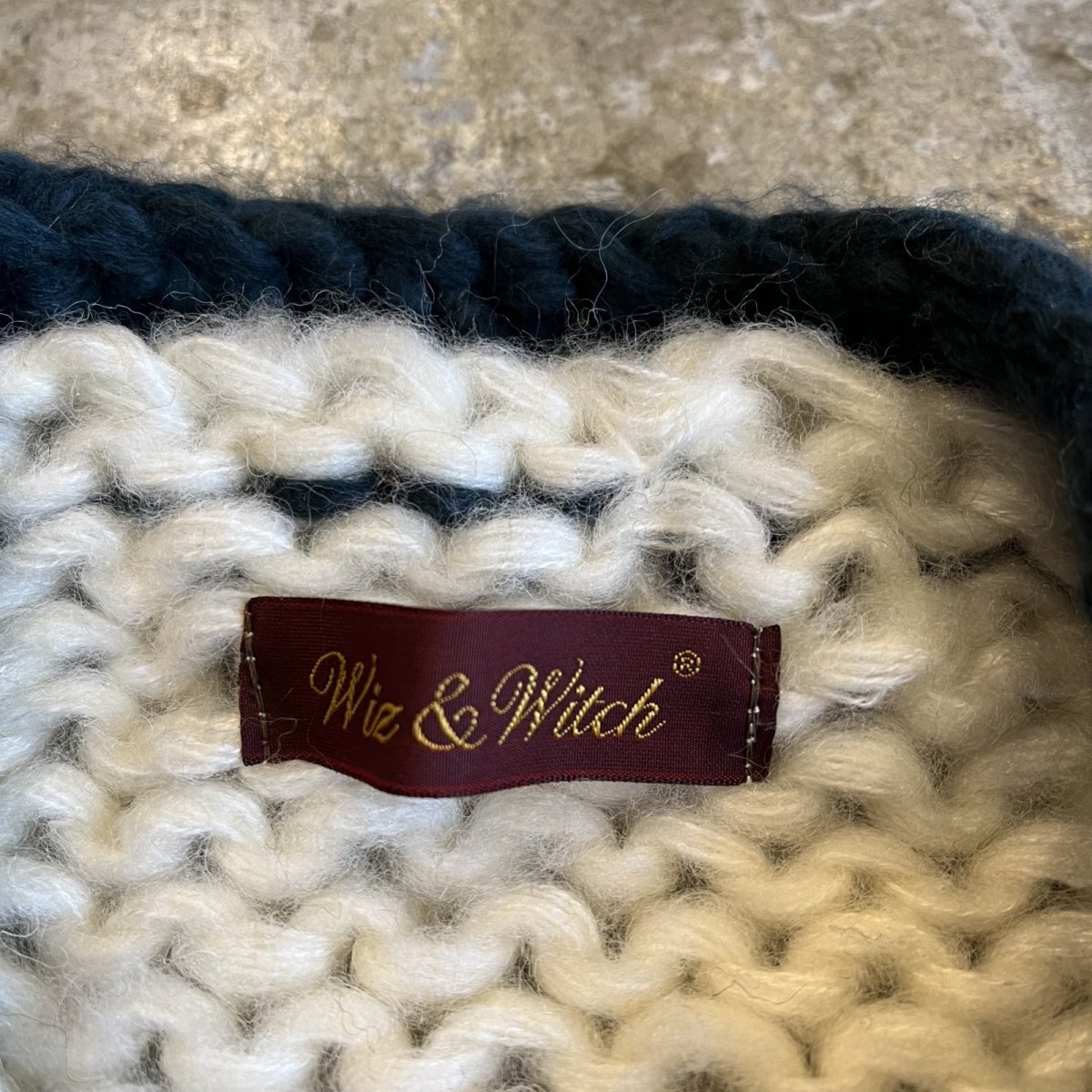 画像13: 【Wiz&Witch】"UNITED" MA-1 SLEEVE DECO KNIT (13)