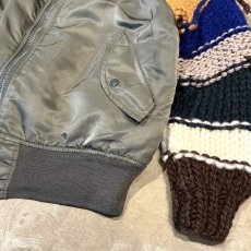 画像6: 【Wiz&Witch】"UNITED" KNITING SLEEVE ALPHA MA-1 (6)