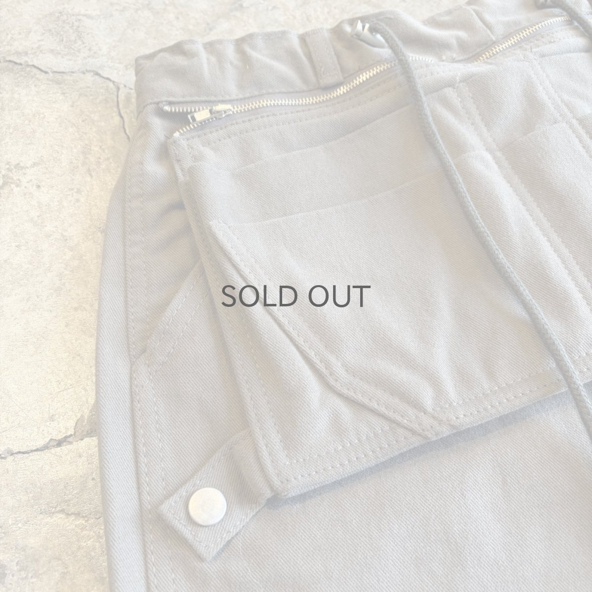 画像5: 2WAY APRON POCKET WORK DESIGN PANTS / FREE~W35 (5)