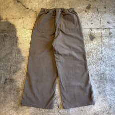 画像2: 2WAY APRON POCKET WORK DESIGN PANTS / FREE~W35 (2)