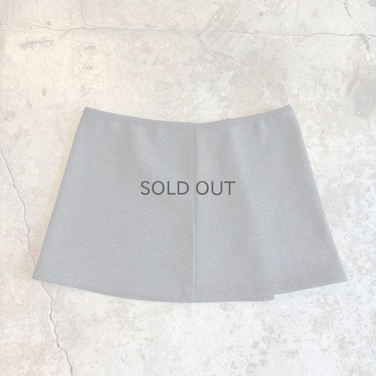 画像7: 2 WAY SKIRT LAYERED DESIGN SOFT FLARE SWEAT PANTS / W22~W33 (7)