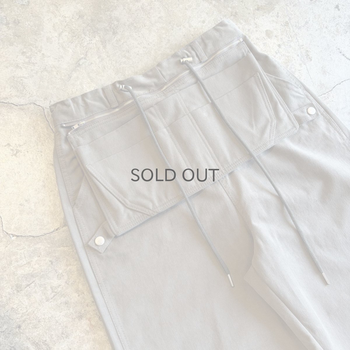 画像3: 2WAY APRON POCKET WORK DESIGN PANTS / FREE~W35 (3)