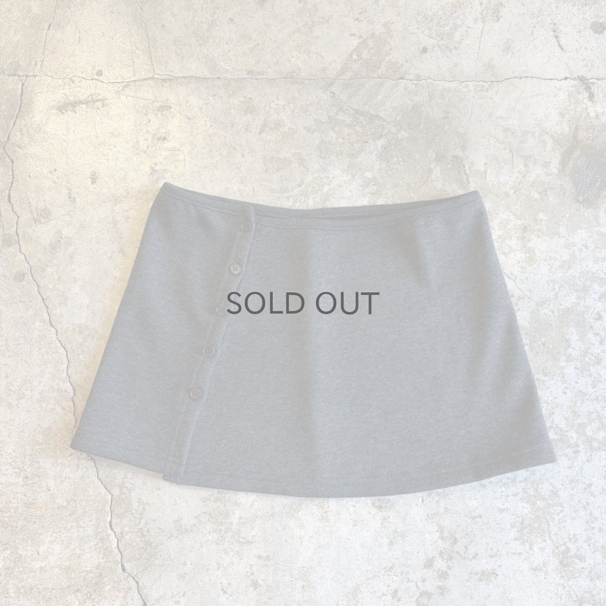 画像6: 2 WAY SKIRT LAYERED DESIGN SOFT FLARE SWEAT PANTS / W22~W33 (6)