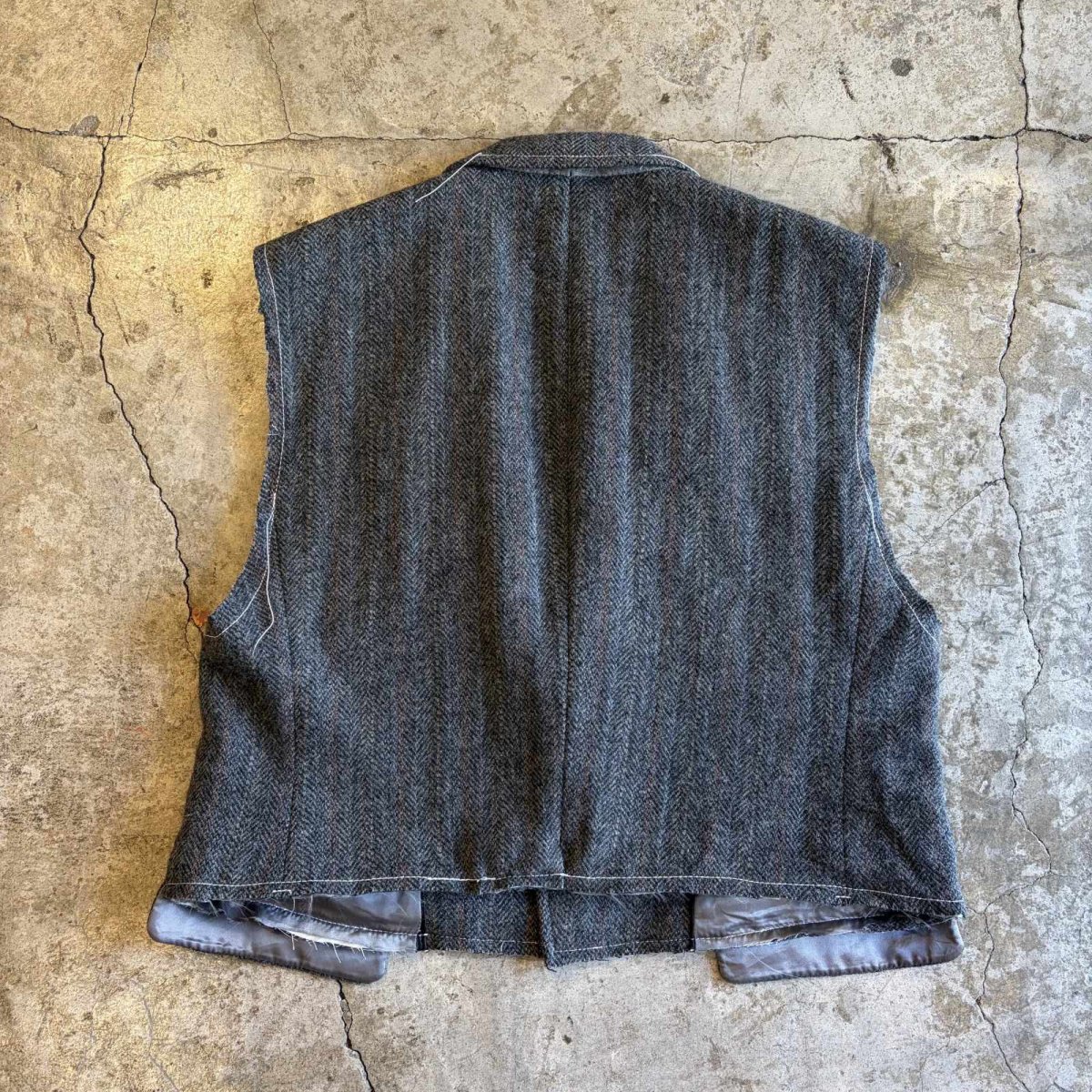 画像2: 【Wiz&Witch】"OUT STITCH" TWEED TAILOR VEST  / OS (2)