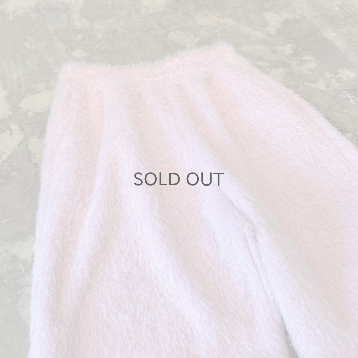 画像3: COLOR FAUX FUR WIDE SILHOUETTE PANTS / PINK / W29~ (3)