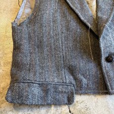 画像4: 【Wiz&Witch】"OUT STITCH" TWEED TAILOR VEST  / OS (4)