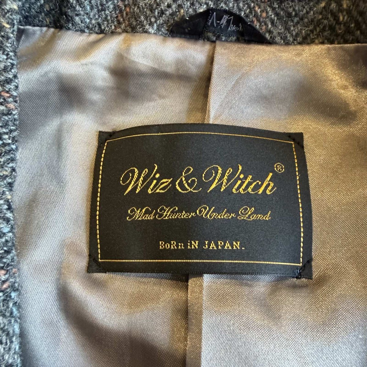 画像12: 【Wiz&Witch】"OUT STITCH" TWEED TAILOR VEST  / OS (12)