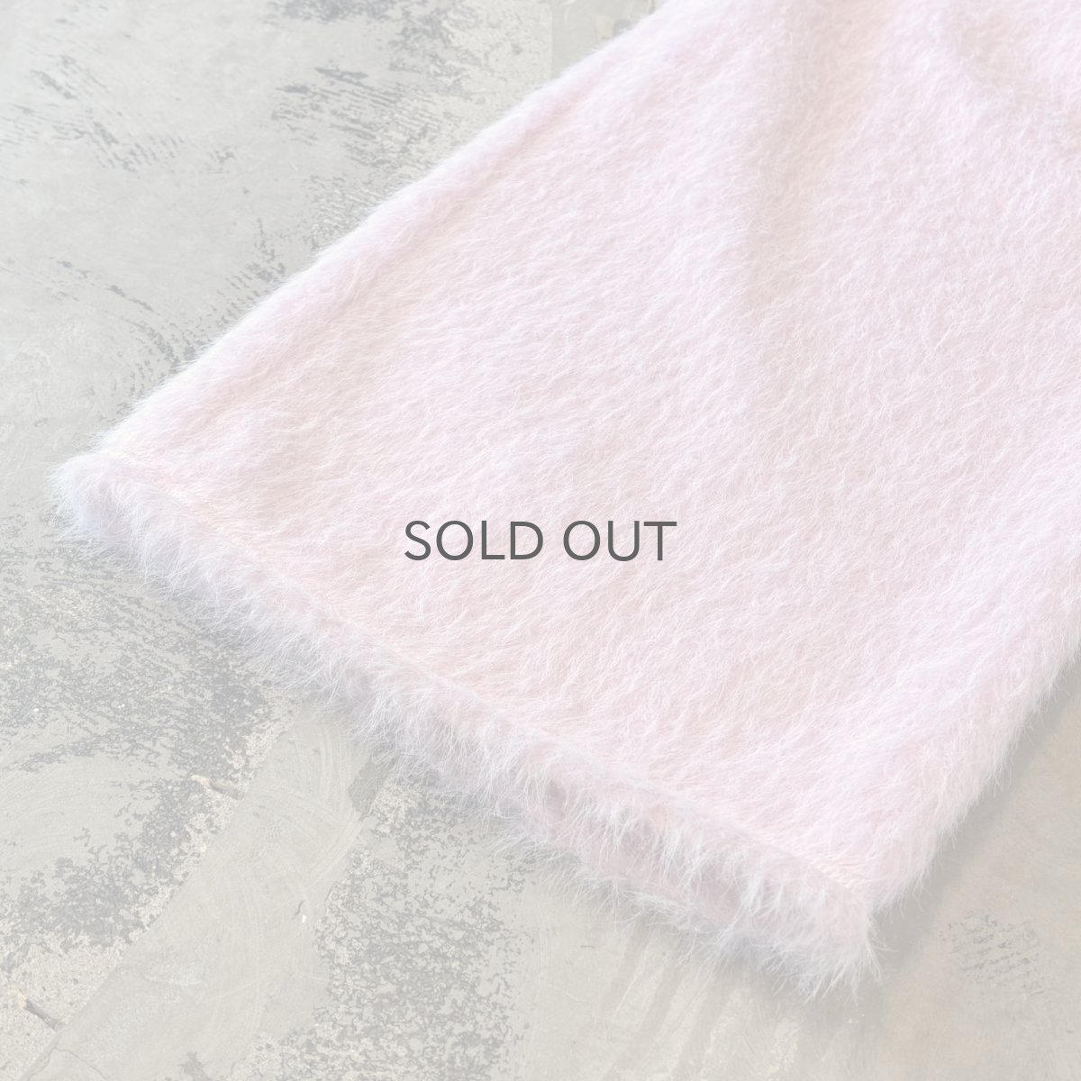 画像8: COLOR FAUX FUR WIDE SILHOUETTE PANTS / PINK / W29~ (8)