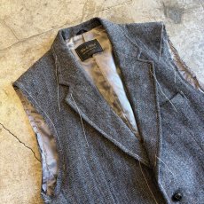 画像3: 【Wiz&Witch】"OUT STITCH" TWEED TAILOR VEST  / OS (3)