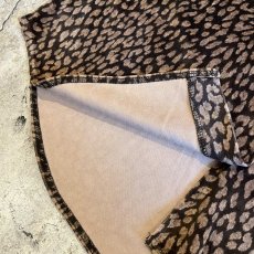 画像5: ALL OVER LEOPARD PATTERN VELVET DESIGN L/S SHIRT / Ladies XL(M) (5)