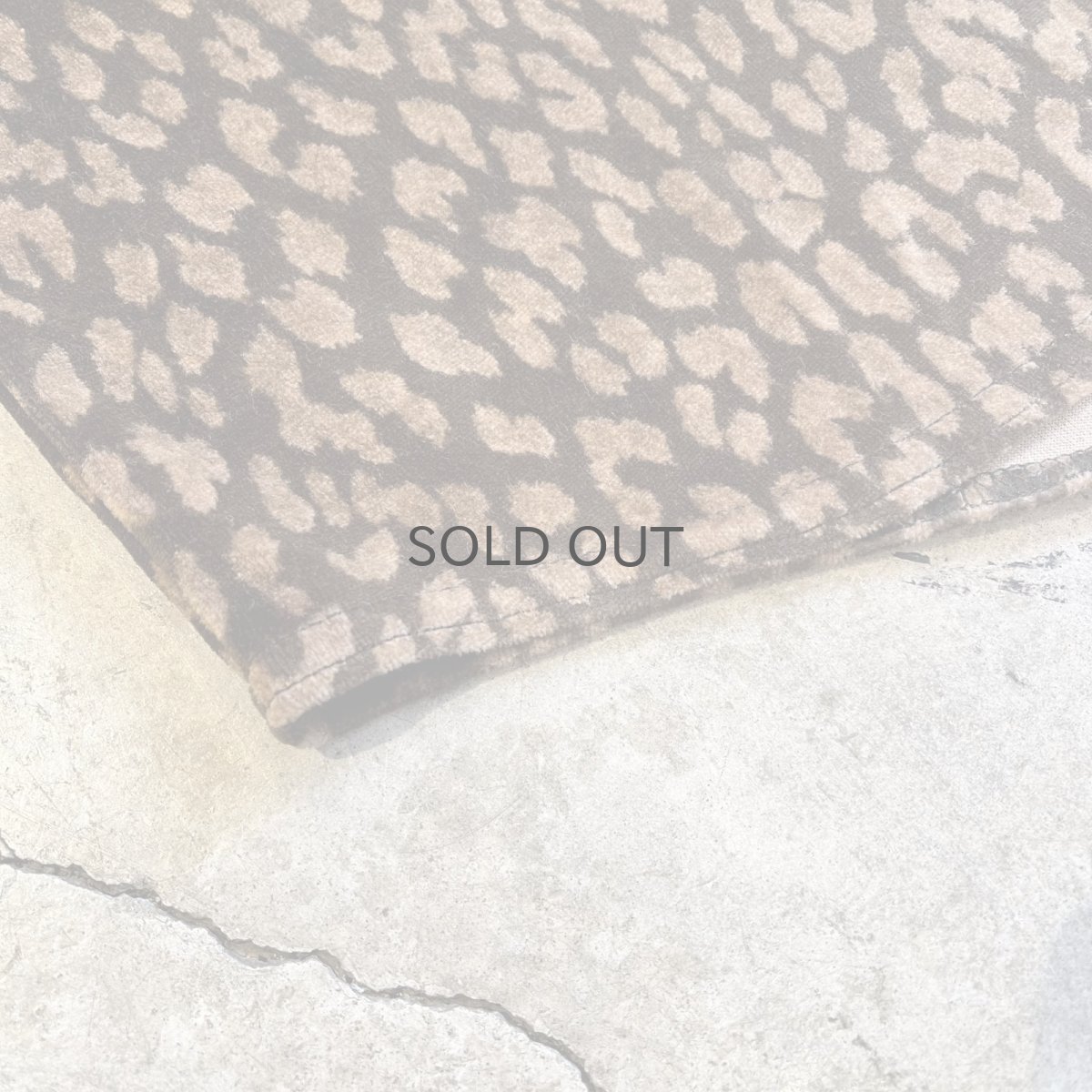 画像3: ALL OVER LEOPARD PATTERN VELVET DESIGN L/S SHIRT / Ladies XL(M) (3)