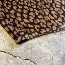 画像3: ALL OVER LEOPARD PATTERN VELVET DESIGN L/S SHIRT / Ladies XL(M) (3)