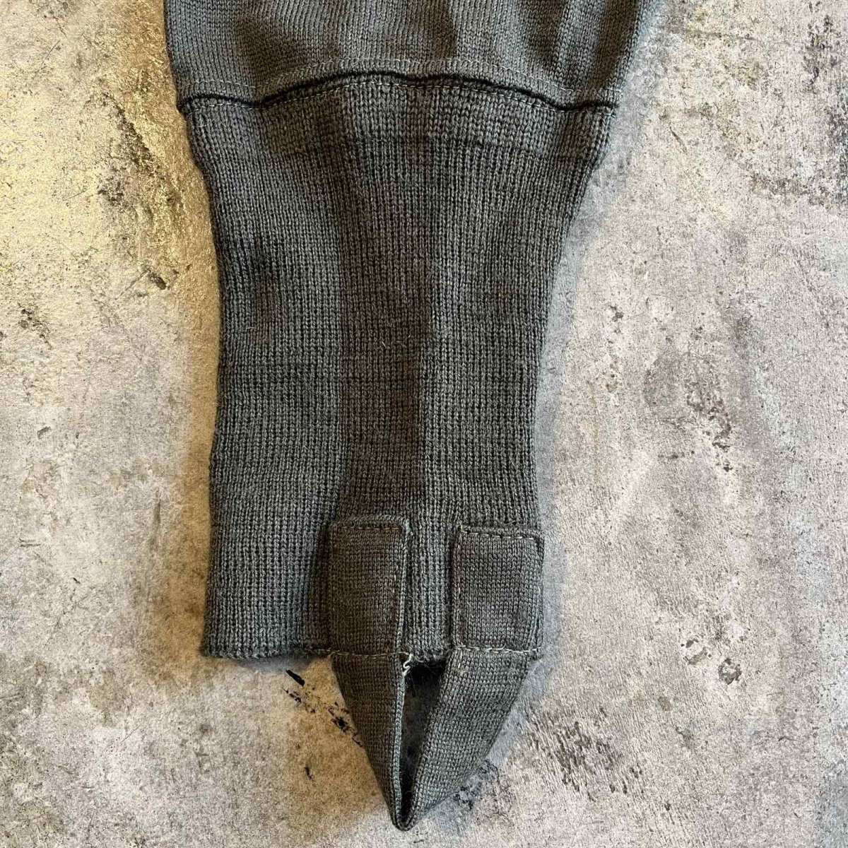 画像10: EURO MILITARY KHAKI COLOR HENRY NECK L/S TOPS / Ladies M(5) (10)