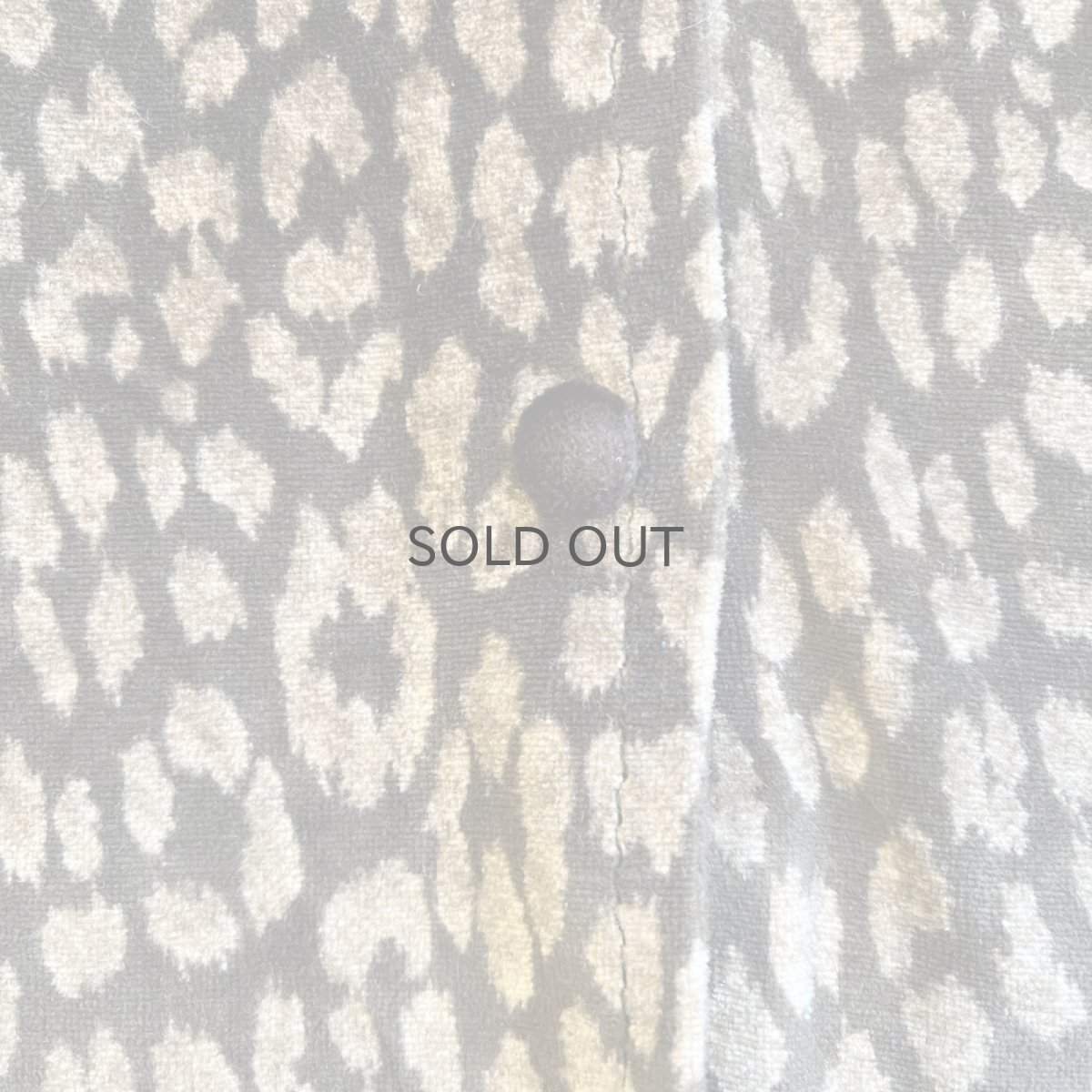 画像10: ALL OVER LEOPARD PATTERN VELVET DESIGN L/S SHIRT / Ladies XL(M) (10)