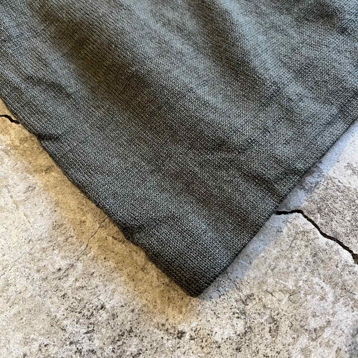 画像3: EURO MILITARY KHAKI COLOR HENRY NECK L/S TOPS / Ladies M(5) (3)