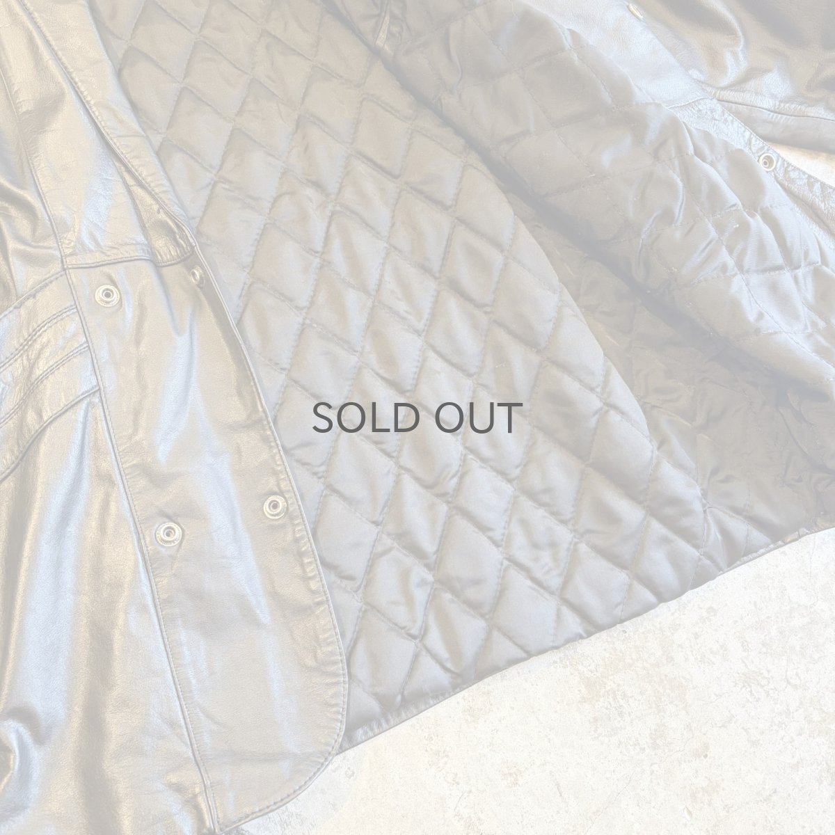 画像8: BLACK COLOR LEATHER DOUBLE DESIGN JACKET / Ladies M~L (8)