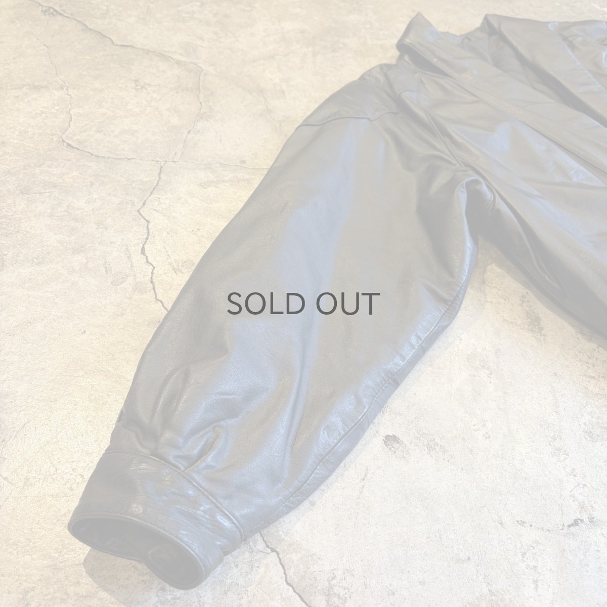 画像6: BLACK COLOR LEATHER DOUBLE DESIGN JACKET / Ladies M~L (6)