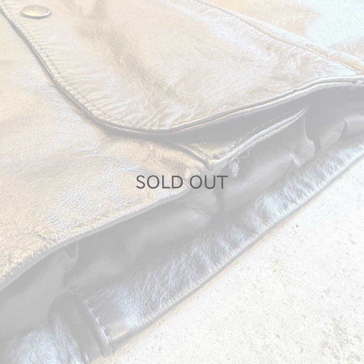 画像12: BLACK COLOR LEATHER DOUBLE DESIGN JACKET / Ladies M~L (12)