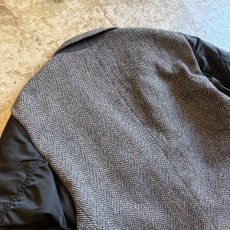 画像9: 【Wiz&Witch】"UNITED" MA-1 SLEEVE TWEED TAYLOR JACKET / OS (9)
