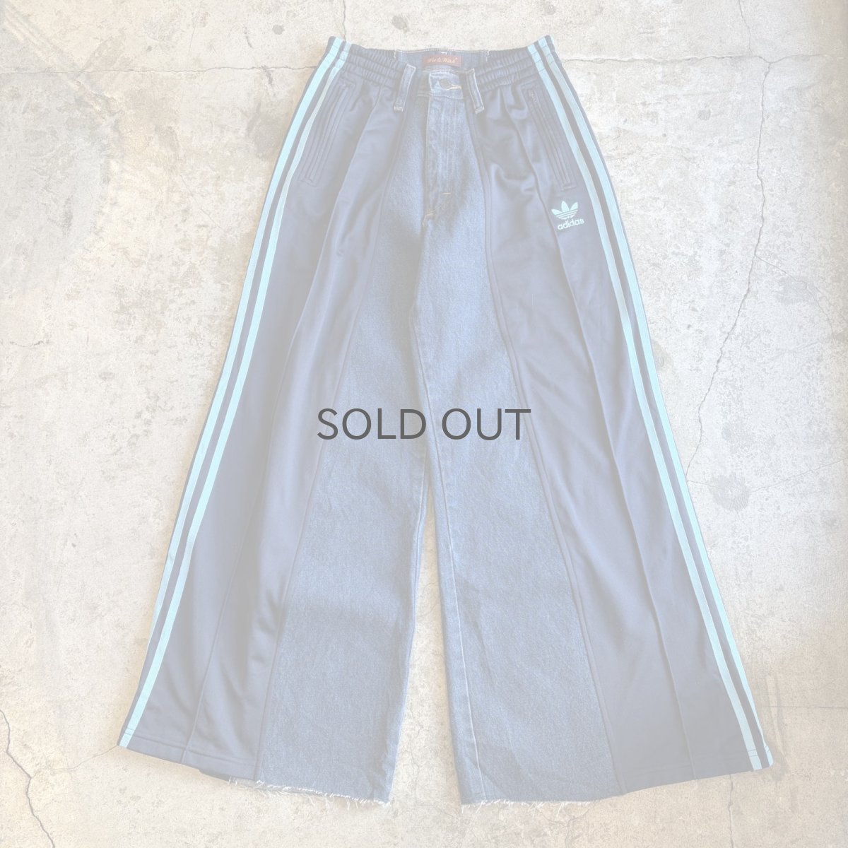 画像1: 【Wiz&Witch】"UNITED" SPORTY DENIM PANTS / OS (1)