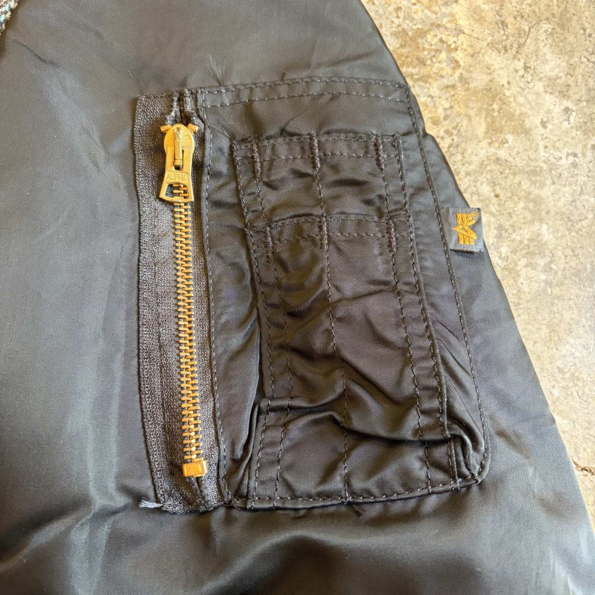 画像6: 【Wiz&Witch】"UNITED" MA-1 SLEEVE TWEED TAYLOR JACKET / OS (6)