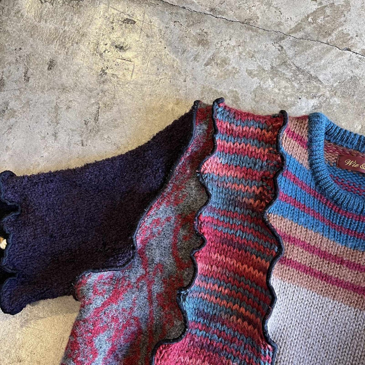 画像12: 【Wiz&Witch】"OUT STITCH" DECO KNIT / OS (12)