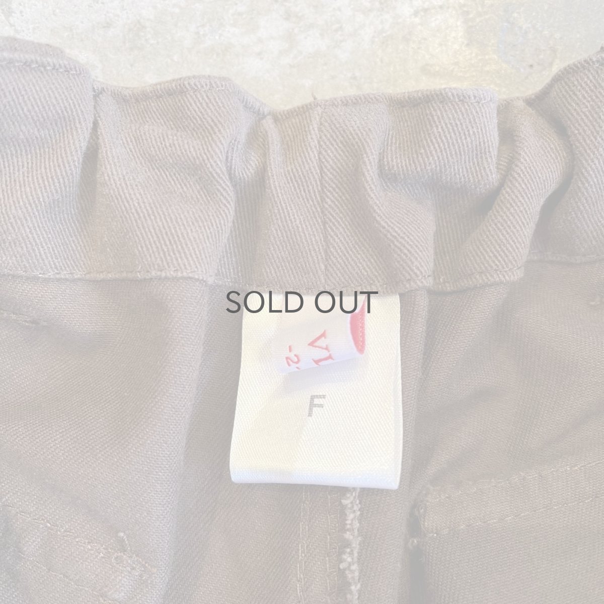 画像12: WEIST DROW CODE DESIGN BARREL LEG PANTS / FREE~W32(2) (12)