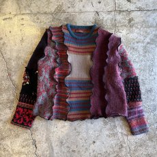 画像1: 【Wiz&Witch】"OUT STITCH" DECO KNIT / OS (1)