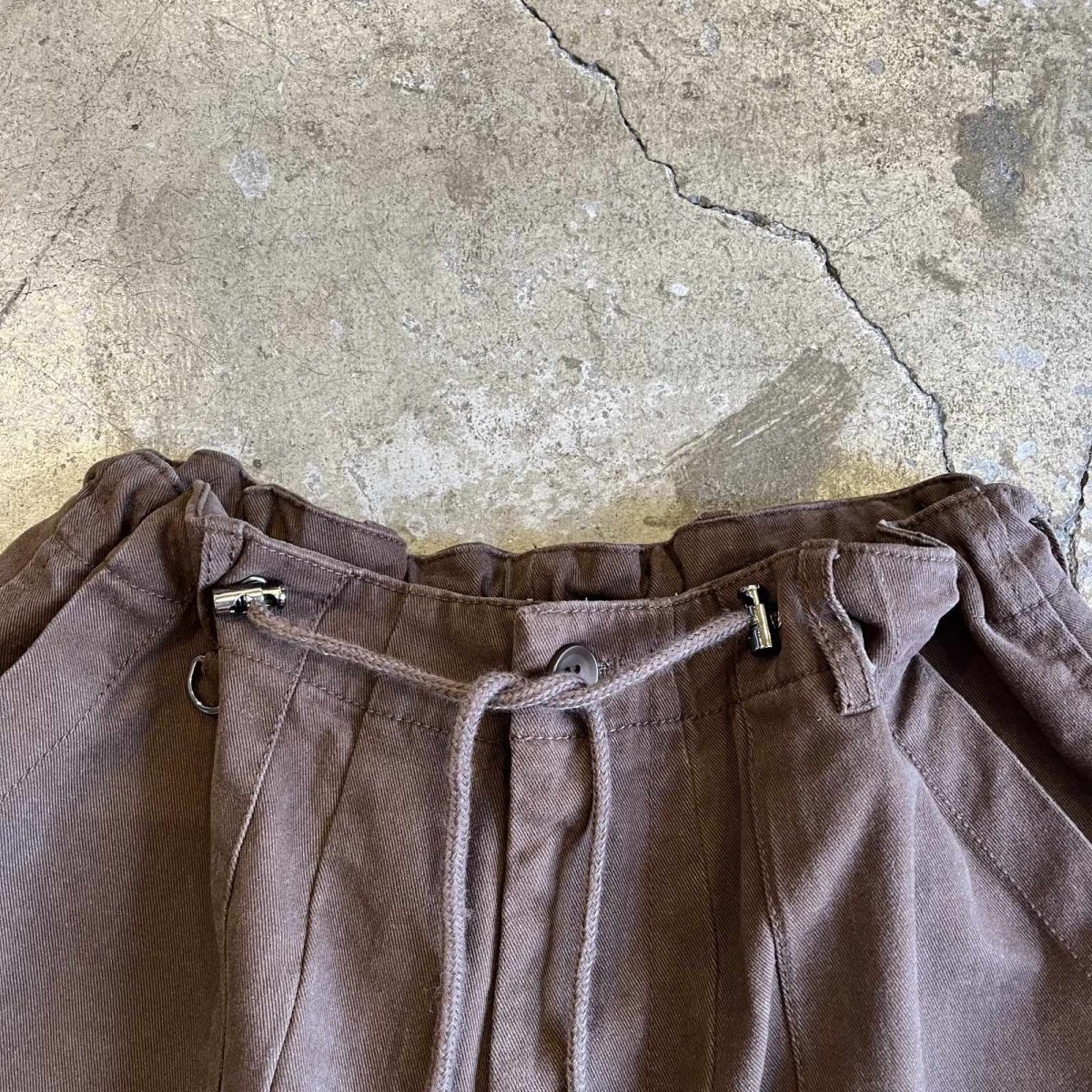 画像7: WEIST DROW CODE DESIGN BARREL LEG PANTS / FREE~W32(2) (7)