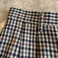 画像6: GUN CLUB CHECK PATTERN 2 TUCK DESIGN SLACKS PANTS / W29 (6)
