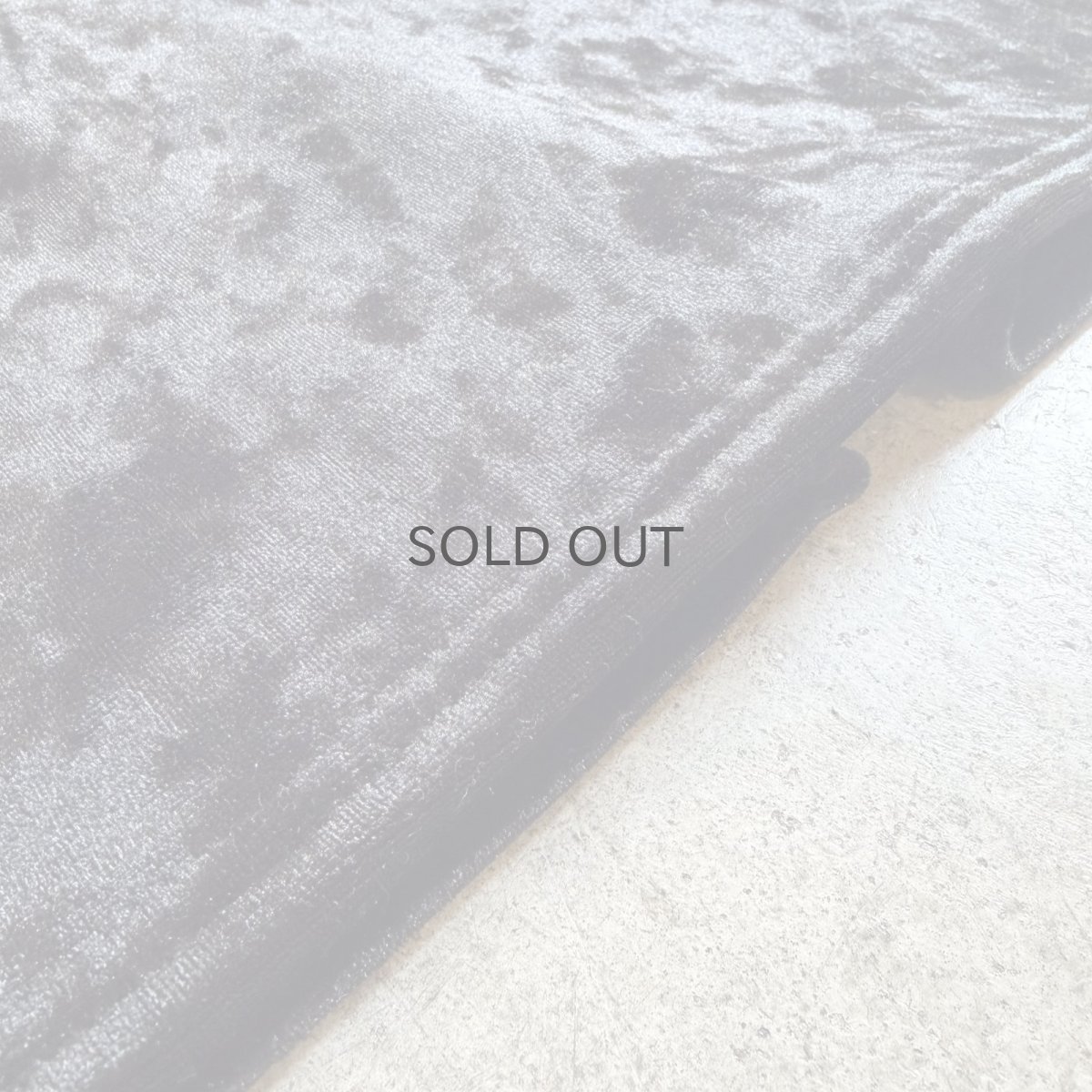 画像10: BLACK COLOR VELVET BACK SLIT SKIRT / W26~W35 (10)