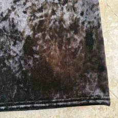 画像4: BLACK COLOR VELVET BACK SLIT SKIRT / W26~W35 (4)