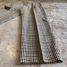 画像4: GUN CLUB CHECK PATTERN 2 TUCK DESIGN SLACKS PANTS / W29 (4)