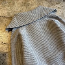 画像10: 【WONDERGROUND】HIGH & SAILOR COLLAR DOUBLE ZIP UP KNIT TOPS / GRAY / OS (10)