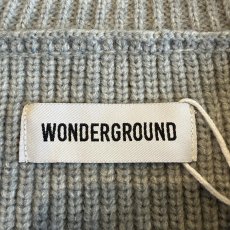 画像12: 【WONDERGROUND】HIGH & SAILOR COLLAR DOUBLE ZIP UP KNIT TOPS / GRAY / OS (12)