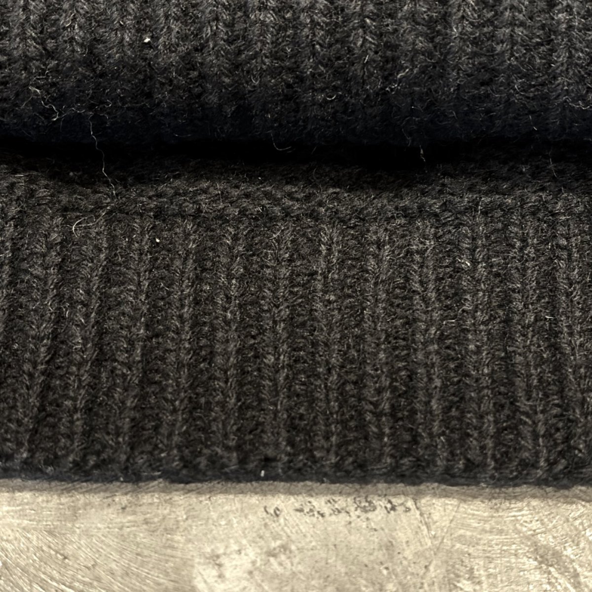 画像8: BICOLOR NATIVE GRAPHIC HANDKNIT WOOL SWEATER / Mens XL (8)