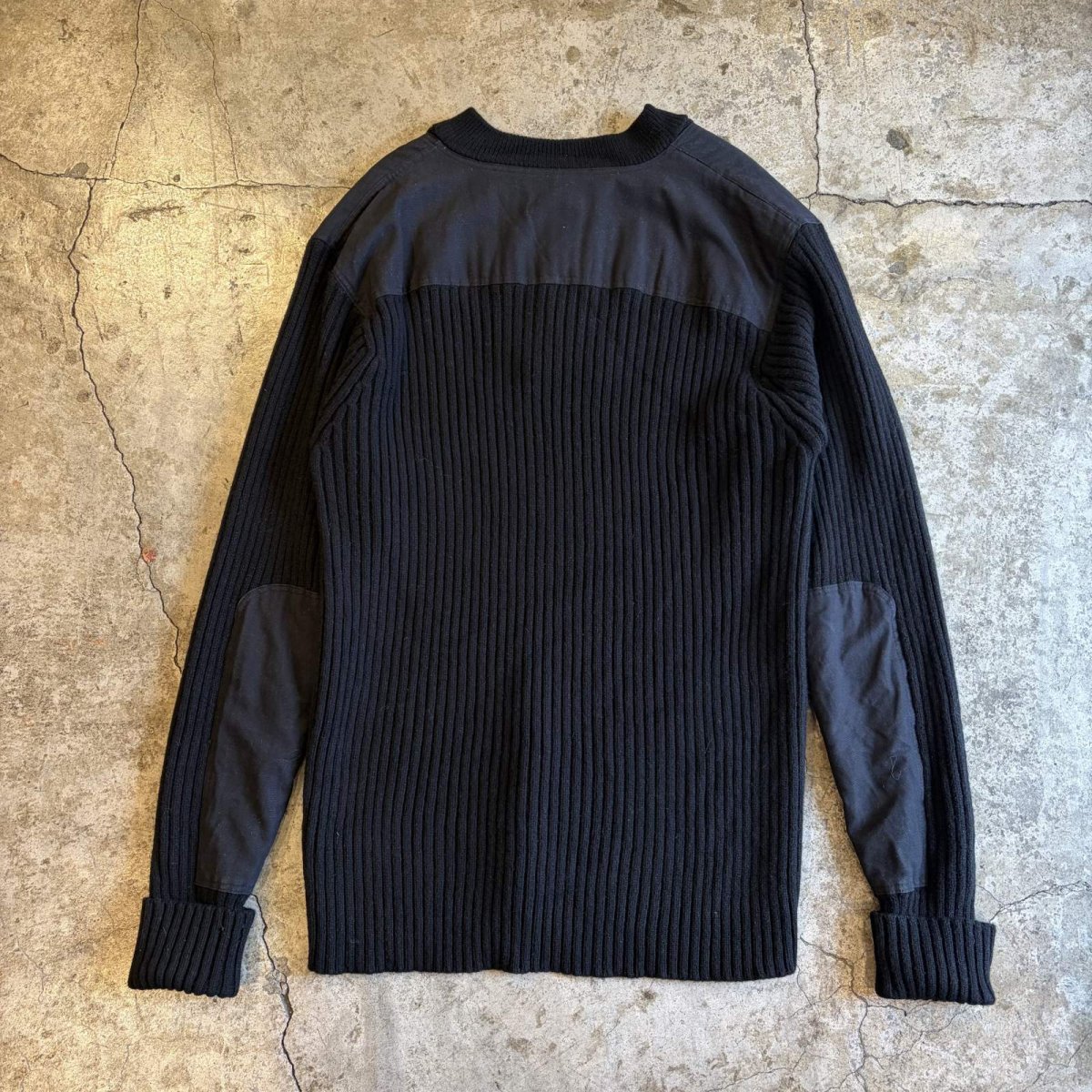 画像2: 【L.L Bean】HENRY SHOULDER ELBOW PATCH DESIGN SWEATER / Ladies XL (2)