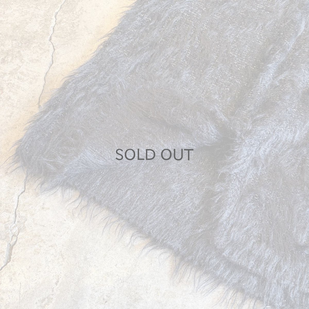 画像10: POINT GLITTER COLOR SHAGGY FAUX FUR BACK SLIT SKIRT / W27~W33 (10)