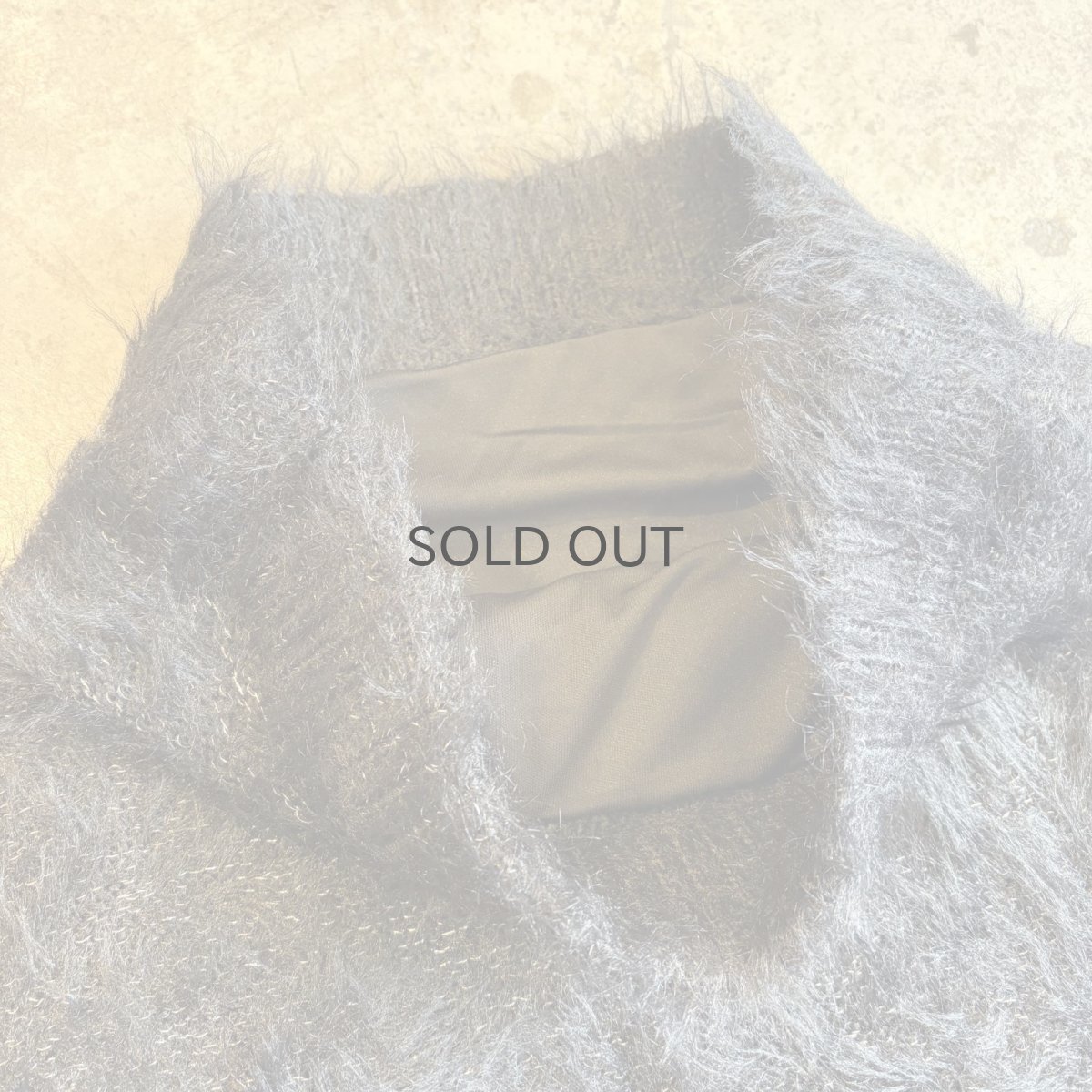 画像7: POINT GLITTER COLOR SHAGGY FAUX FUR BACK SLIT SKIRT / W27~W33 (7)