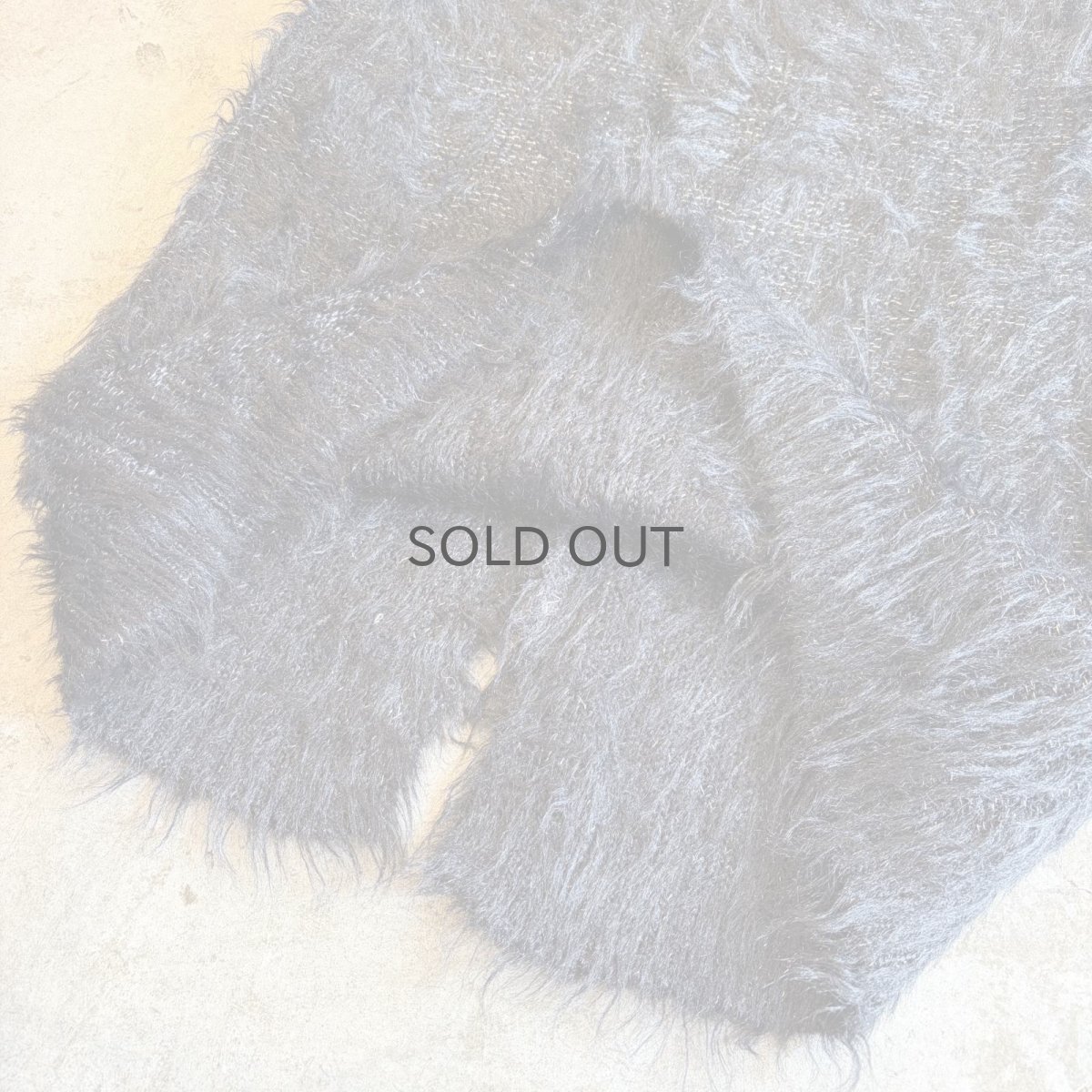 画像6: POINT GLITTER COLOR SHAGGY FAUX FUR BACK SLIT SKIRT / W27~W33 (6)